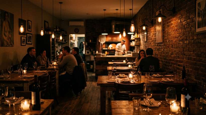 Restaurant interior preview